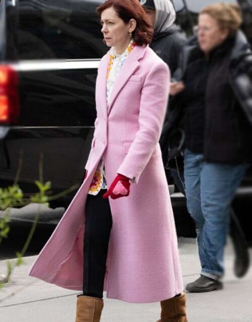 Carrie Preston Elsbeth 2024 Pink Coat