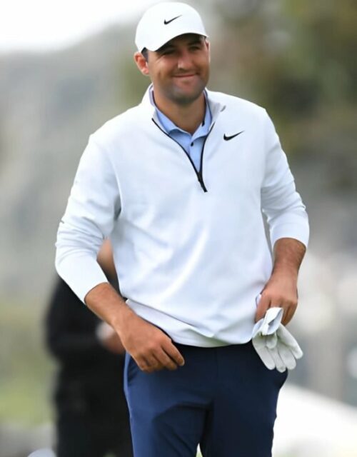 Scottie Scheffler Genesis Open White Sweatshirt