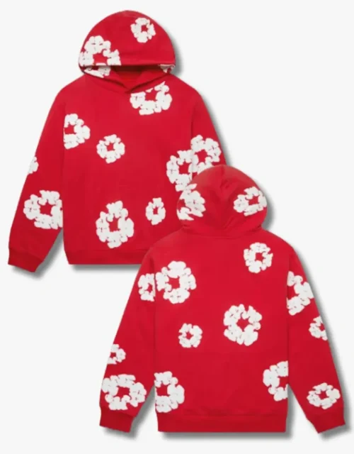 Denim Tears Red Hoodie