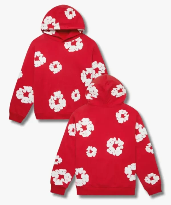 Denim Tears Red Hoodie