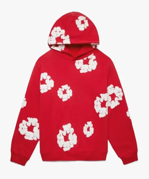 Denim Tears Red Hoodie