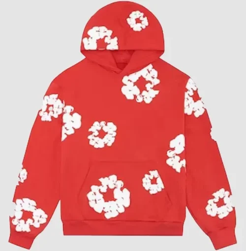 Red Denim Tears Hoodie