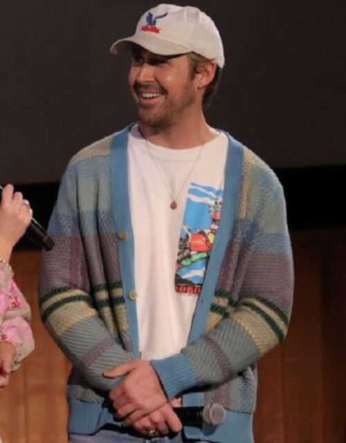 Ryan Gosling The Fall Guy Guinness World Record Cardigan