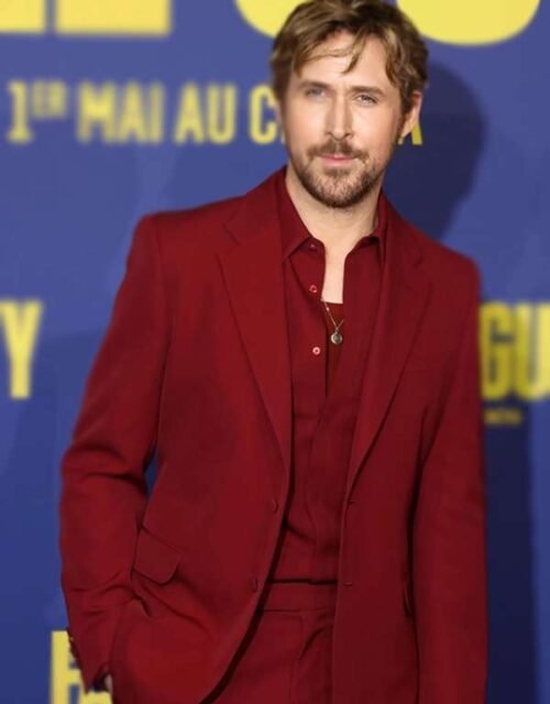 Ryan Gosling Maroon Suit