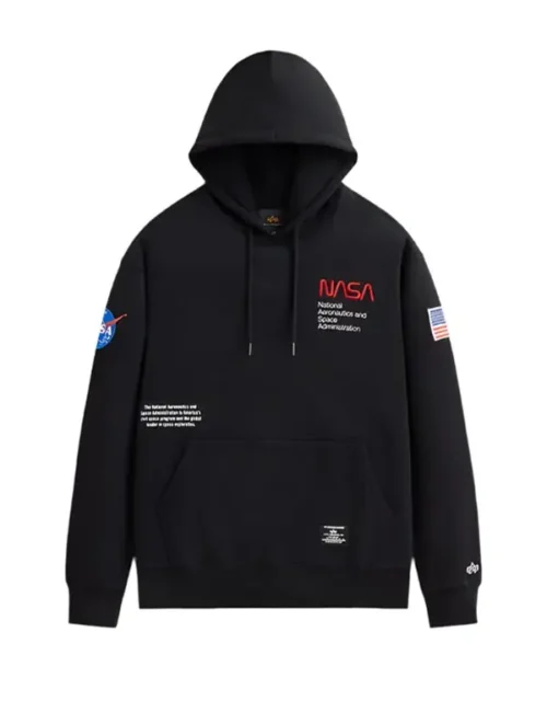 Alpha Industries NASA Worm Logo Hoodie