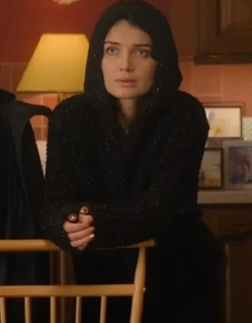 Bad Sisters S02 Eve Hewson Sequin Sweater Black Hoodie