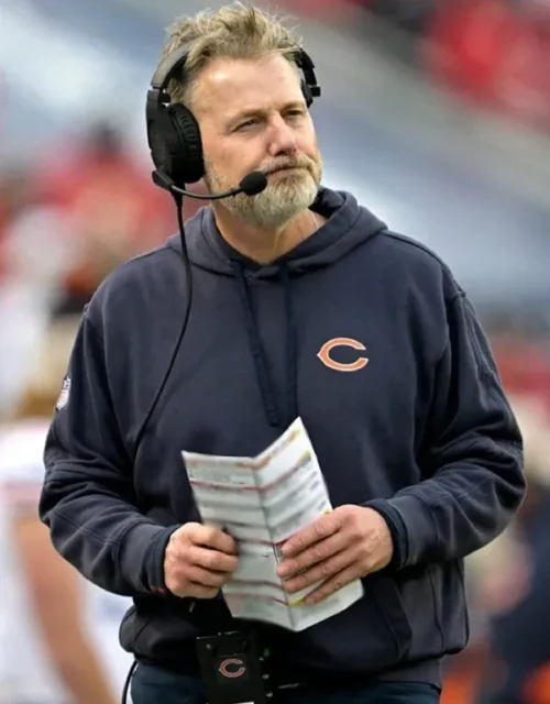 Chicago Bears Matt Eberflus Hoodie