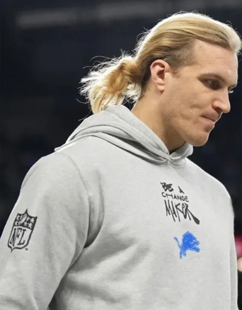 Detroit Lions Be A Change Maker Grey Hoodie