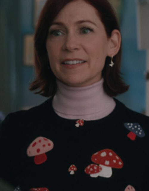 Elsbeth S02 Carrie Preston Mushroom Cardigan
