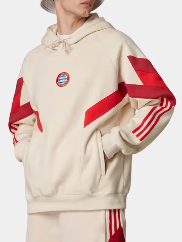 FC Bayern Originals Beige Hoodie