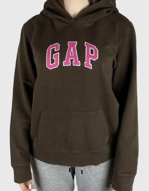 Gap Brown And Pink Pullover Hoodie