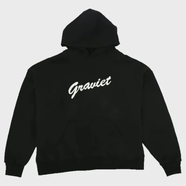 Graviet Log Black Pullover Hoodie
