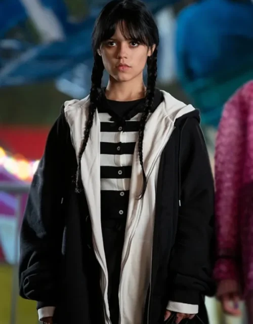 Jenna Ortega Wednesday Black Baggy Hoodie