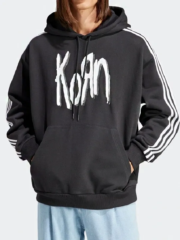 Korn Black Pullover Hoodie
