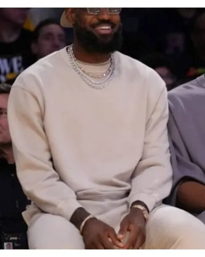 Lakers James LeBron Game Sweatshirt