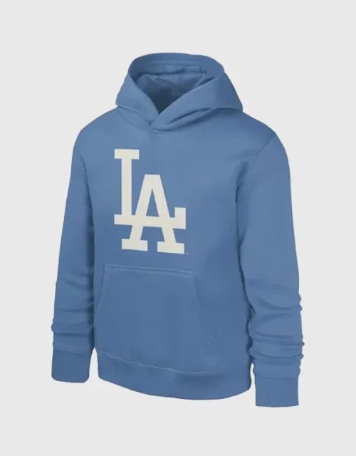 LA Dodgers Royal Team Banner Blue Hoodie