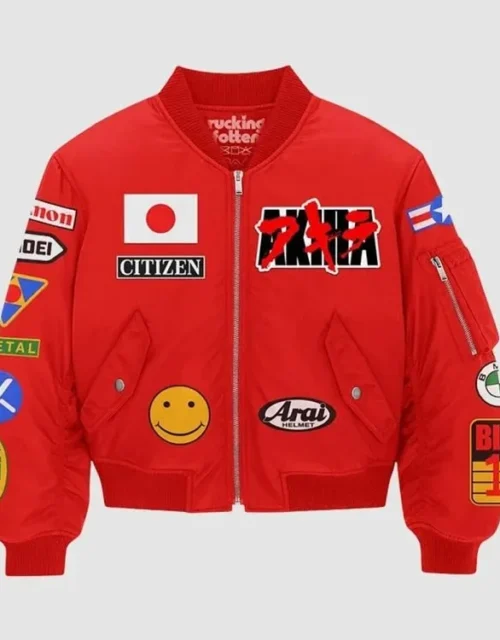 Akira Neo-Tokyo Red Bomber Jacket