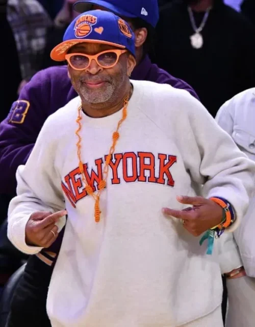 Spike Lee Grey New York Knicks Sweatshirt