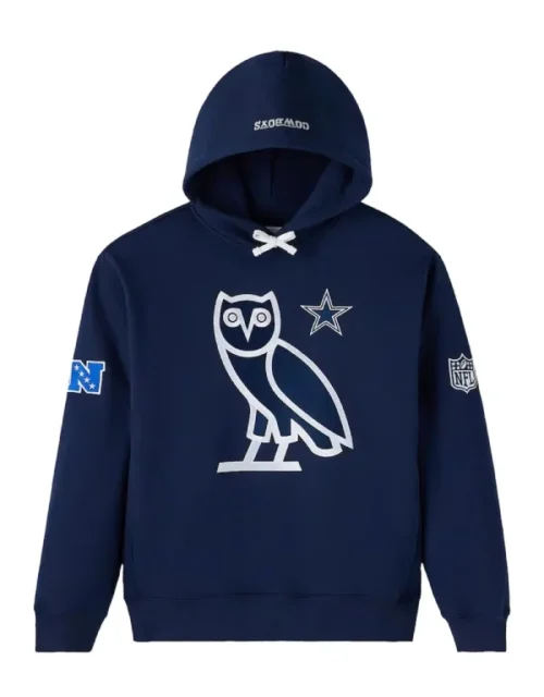 OVO Dallas Cowboys Owl Blue Hoodie