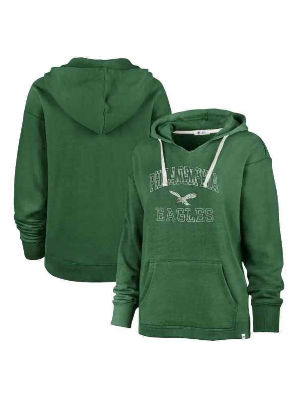 Philadelphia Eagles Clarity Kennedy Green Hoodie