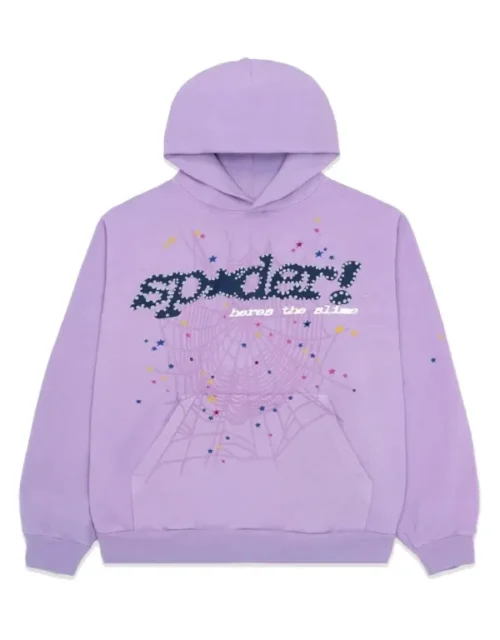 Purple Sp5der Acai Hoodie