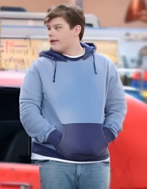 Shifting Gears Maxwell Simkins Color-Block Hoodie