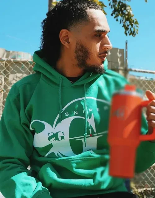 Sniper Gang Green Hoodie