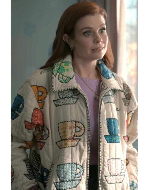 Sweet Magnolias JoAnna Garcia Swisher Tea Cups Print Jacket