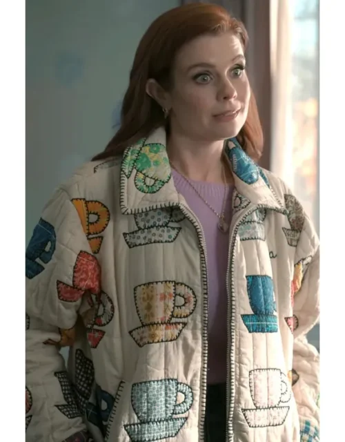 Sweet Magnolias JoAnna Garcia Swisher Tea Cups Print Jacket