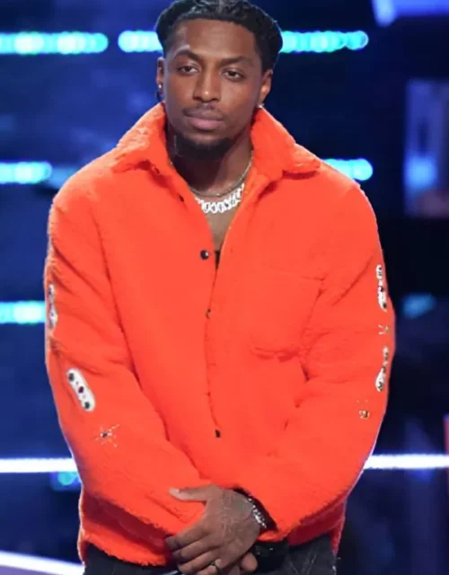 S27 BD.ii The Voice Orange Sherpa Jacket