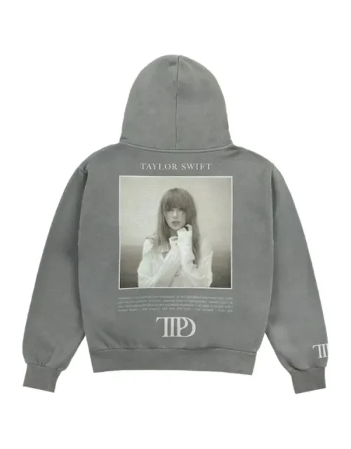 The Tortured Poets Department Hoodie Gray