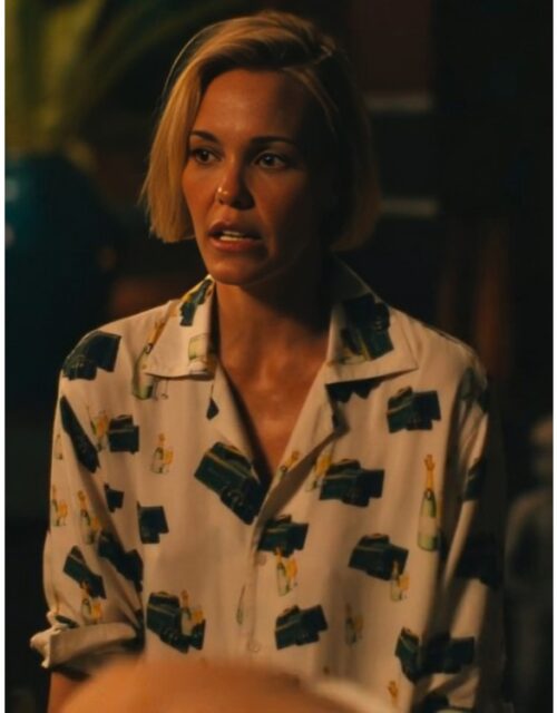 The White Lotus Leslie Bibb Print Pajamas
