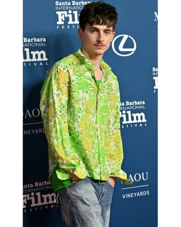 International Film Timothée Chalamet Festival Floral Shirt
