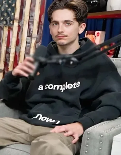 Timothee Chalamet A Complete Unknown Black Hoodie