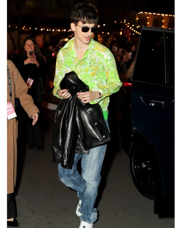 International Film Timothée Chalamet Festival Floral Shirt