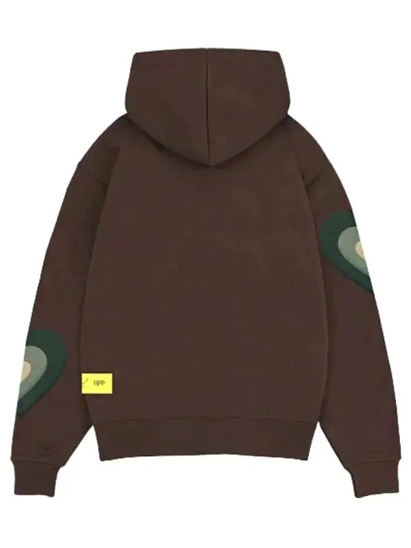 Homies From Paris Heart Hoodie in Fleece