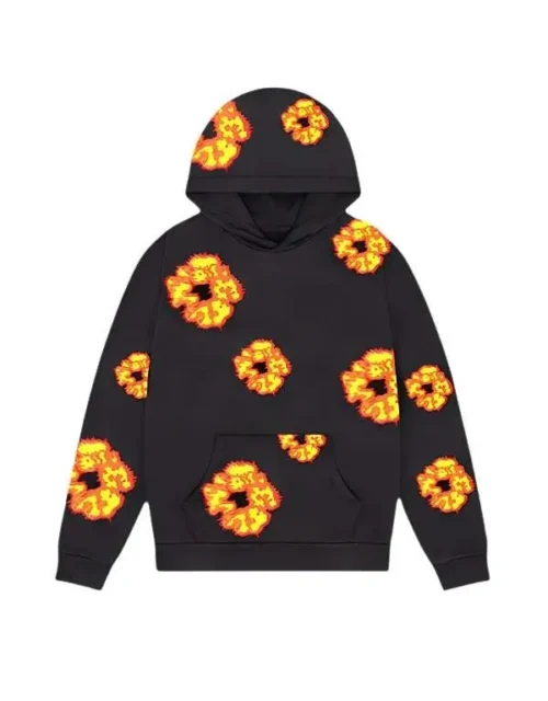 Denim Tears x Offset Wreath Hoodie in Black