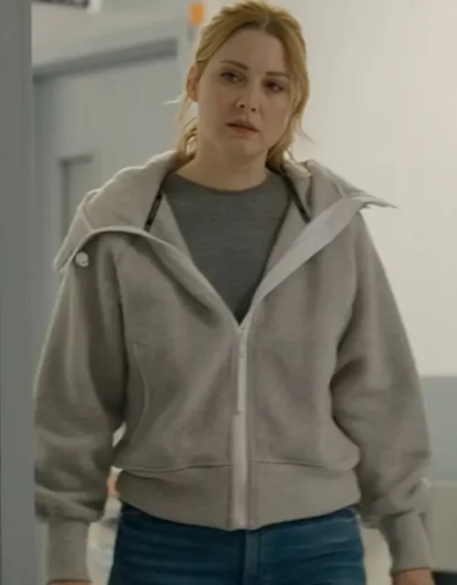 Virgin River S06 Alexandra Breckenridge Grey Zipper Hoodie