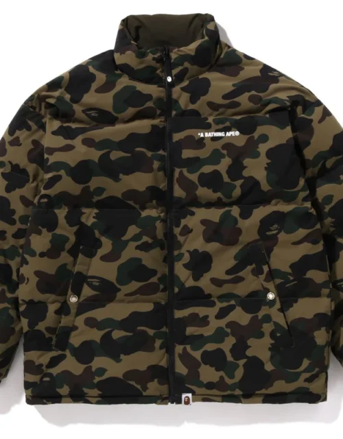 1ST CAMO DOWN JACKET