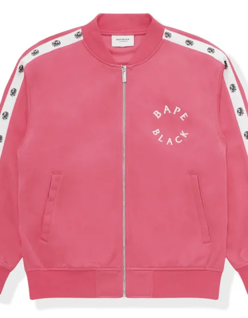 BAPE BLACK TRACK JACKET