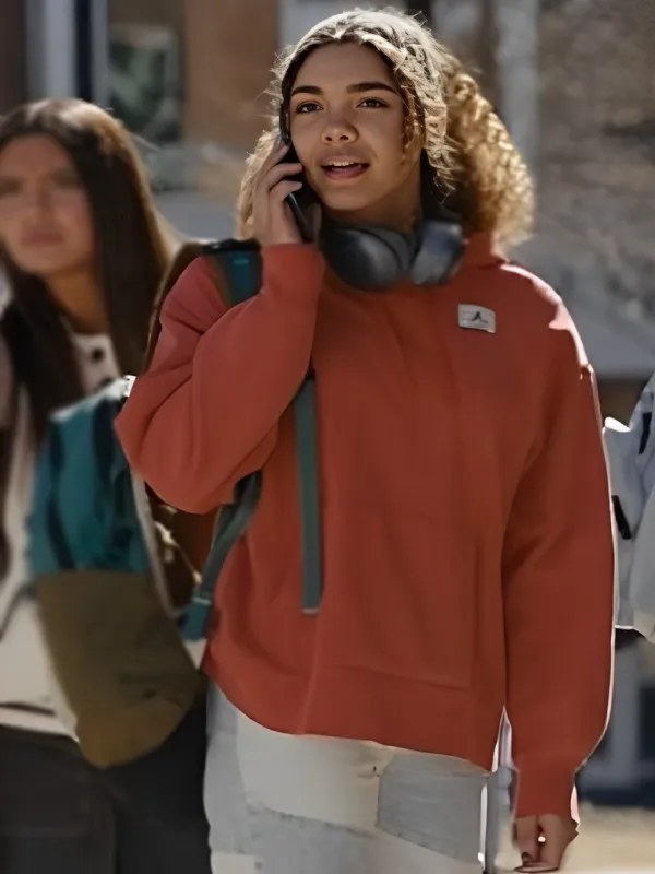 Back in Action Mckenna Roberts Red Hoodie