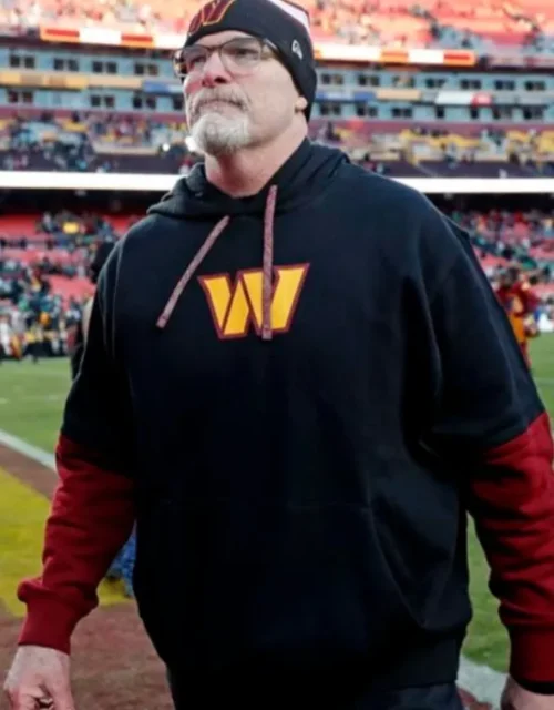 Dan Quinn Eagles v Commanders Game Pullover Hoodie