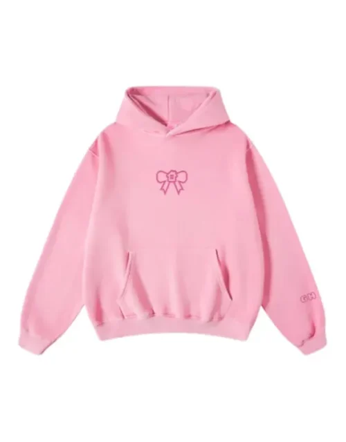Glow House Pink & White Oversized Hoodie
