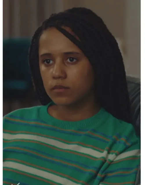 I Jack Wright S01 Eden Hollingsworth Green Striped Top