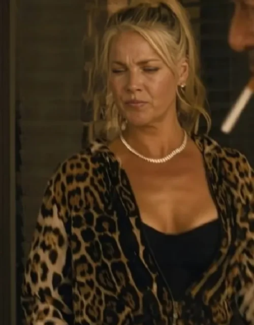 Landman Ali Larter Leopard Printed Hoodie