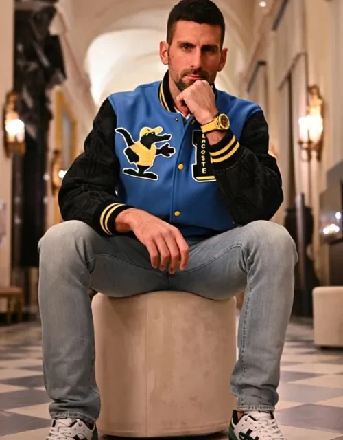 Novak Djokovic Lacoste Varsity Jacket