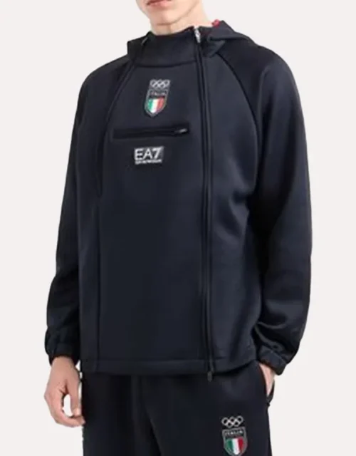 2024 Olympics Team Italia Men’s Zip Up Hoodie