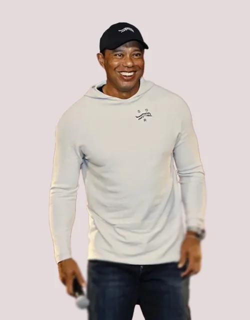 Tiger Woods Hoodie in Beige