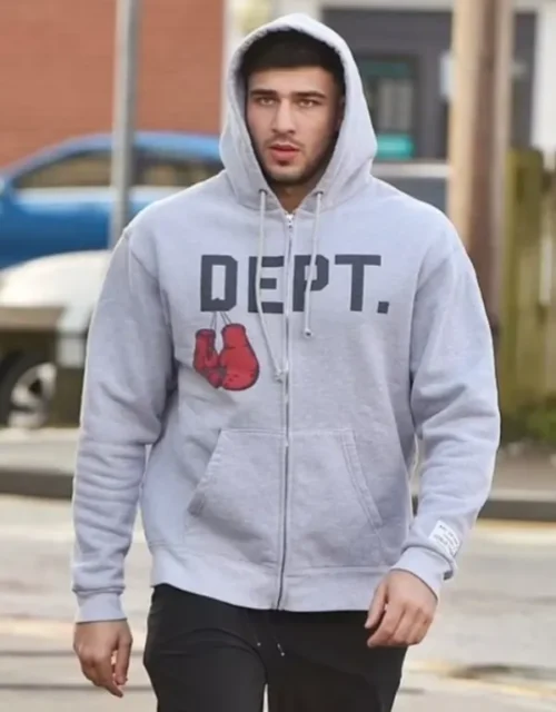 Tommy Fury DEPT Grey Hoodie
