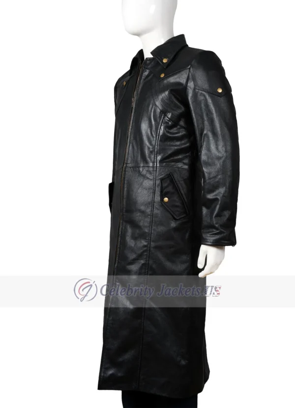 DMC 4 Dante Black Leather Coat Premium Quality Leather - Image 2